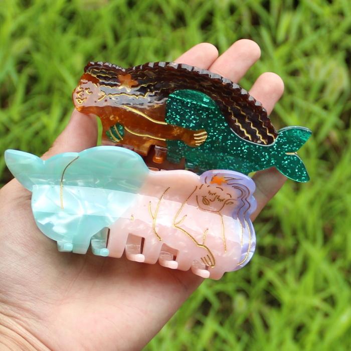 ククシュゼット 正規商品 ヘア アクセ クリップ かわいい 海 夏 個性的