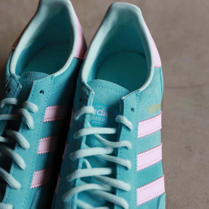 アディダスオリジナルス スニーカー adidas originals ハンドボール スペツィアル Handball Spezial パルスアクア×クリアピンク 2026春夏新作 | adidas Originals | 14