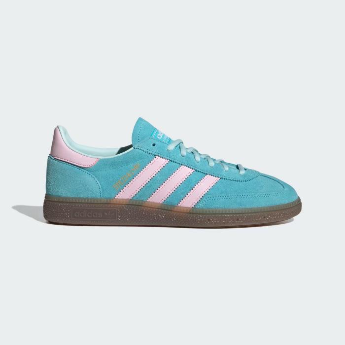 アディダスオリジナルス スニーカー adidas originals ハンドボール スペツィアル Handball Spezial パルスアクア×クリアピンク 2026春夏新作 | adidas Originals | 01