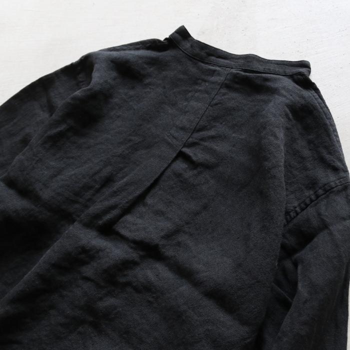 NEPLA. シャツ ネプラ ホスピタル シャツ HOSPITAL SHIRTS ブラック BLACK 2022春夏新作 リネン メンズ レディース  ユニセックス