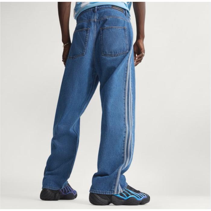 新品未使用 アディダス デニム ファイヤーバードパンツ ブルー 32インチ adidas Originals SALE 40%OFF アディダスオリジナルス パンツ