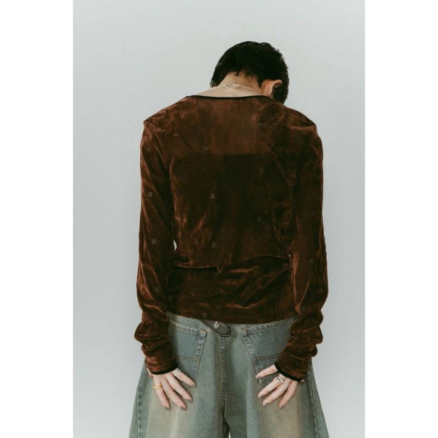 Knuth Marf（クヌースマーフ） トップス 2WAY シアー ベロア トップス