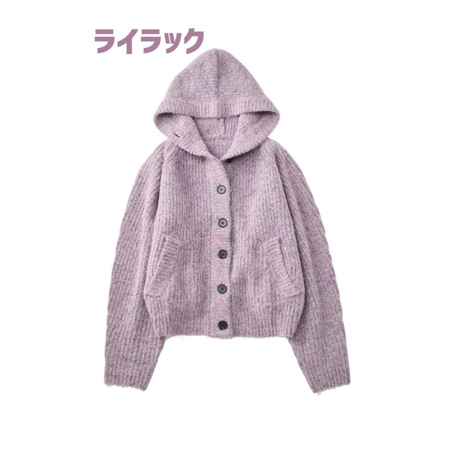 knuthmarf❤︎hooded cardigan knit/gray Knuth Marf（クヌースマーフ） カーディガン フーディー カーディガン