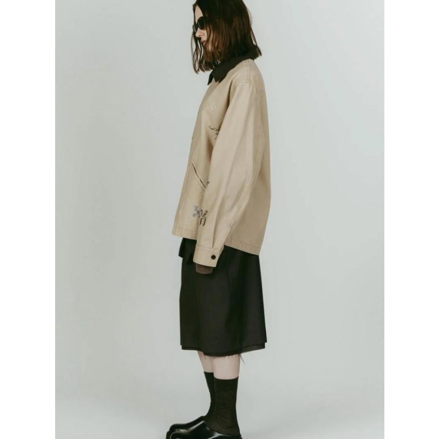 ジャケット・アウター knuth marf rounded pocket jacket(unisex) rounded pocket jacket(unisex)/greige | KNUTH MARF