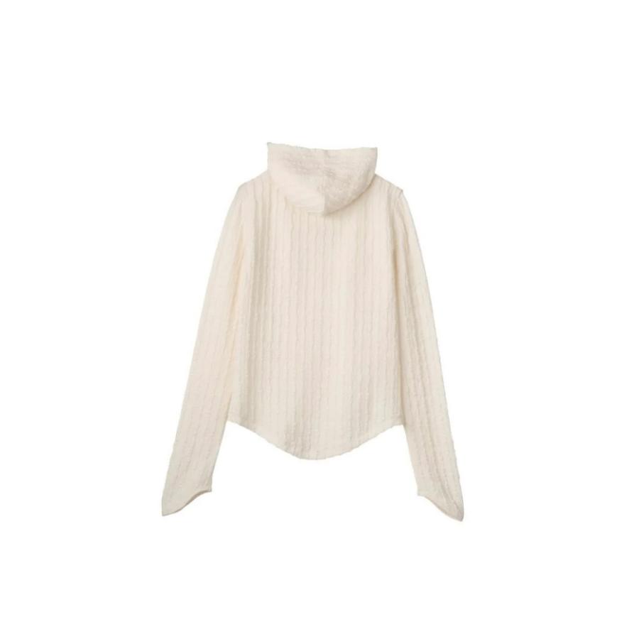 Knuth Marf（クヌースマーフ） トップス ピアス フーディー ジャカード