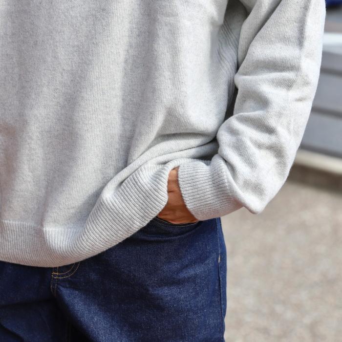 メゾンキツネ ニット MAISON KITSUNE フォックス ヘッド インターシャ ハイネック セーター FOX HEAD HIGH