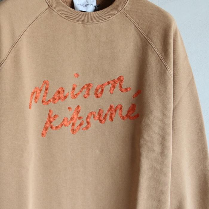 MAISON KITSUNE メゾンキツネ スウェット ハンドライティング クリーン
