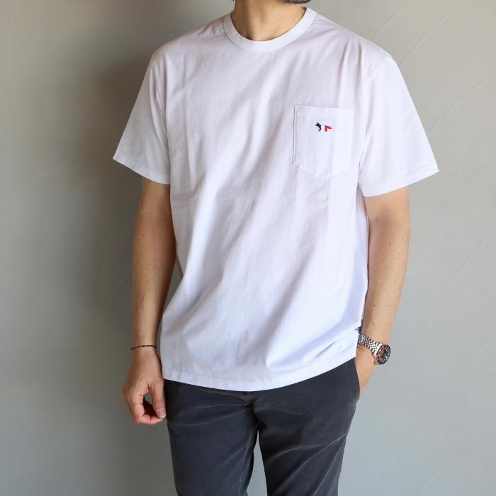 MAISON KITSUNE メゾンキツネ Tシャツ トリコロールフォックス MAISON KITSUNE メゾンキツネ Tシャツ トリコロールフォックス