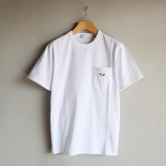 MAISON KITSUNE メゾンキツネ Tシャツ トリコロールフォックス MAISON KITSUNE メゾンキツネ Tシャツ トリコロールフォックス