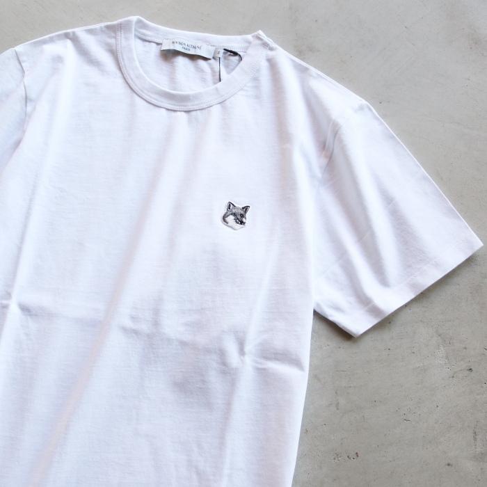 MAISON KITSUNE メゾンキツネ Tシャツ グレーフォックスヘッド MAISON KITSUNE メゾンキツネ Tシャツ グレーフォックスヘッド