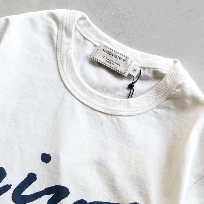 MAISON KITSUNE メゾンキツネ Tシャツ HANDWRITING TEE ハンド MAISON KITSUNE メゾンキツネ Tシャツ HANDWRITING TEE ハンド