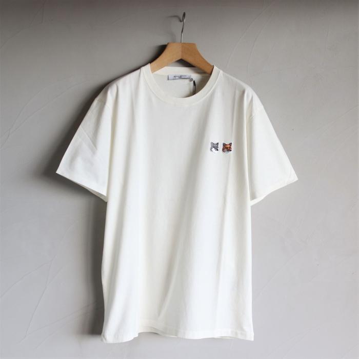 MAISON KITSUNE メゾンキツネ Tシャツ TEE SHIRT DOUBLE FOX MAISON KITSUNE メゾンキツネ Tシャツ TEE SHIRT DOUBLE FOX