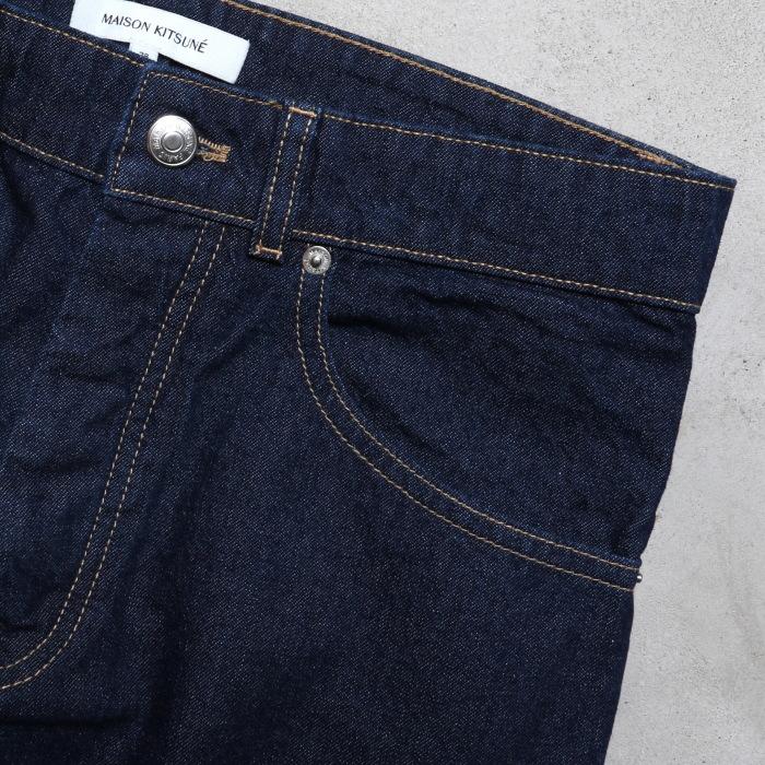 SALE 30%OFF メゾンキツネ メンズ デニム MAISON KITSUNE  テーパード ジーンズ INDIGO DENIM TAPERED JEANS インディゴ  2023秋冬新作｜charger｜11