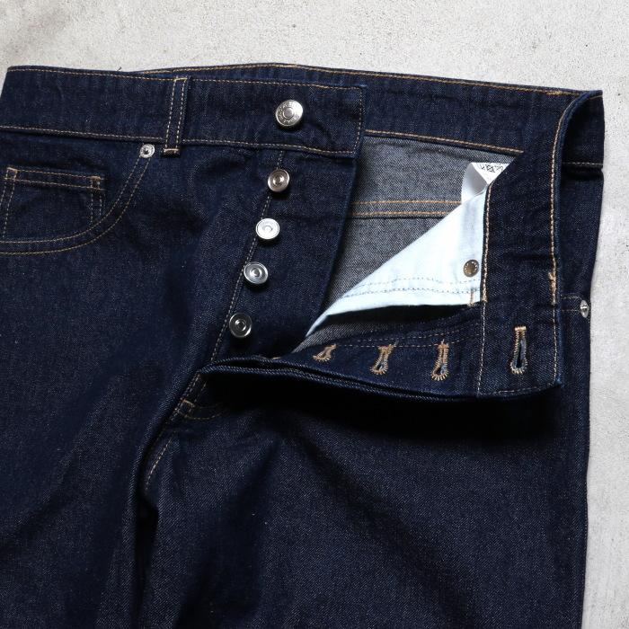 SALE 30%OFF メゾンキツネ メンズ デニム MAISON KITSUNE  テーパード ジーンズ INDIGO DENIM TAPERED JEANS インディゴ  2023秋冬新作｜charger｜14