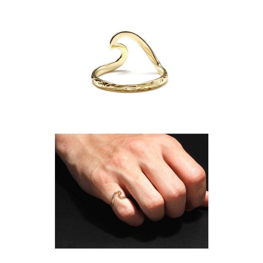 Maxi（マキシ） ハワイアンジュエリー ウェイヴィリング 大波リング