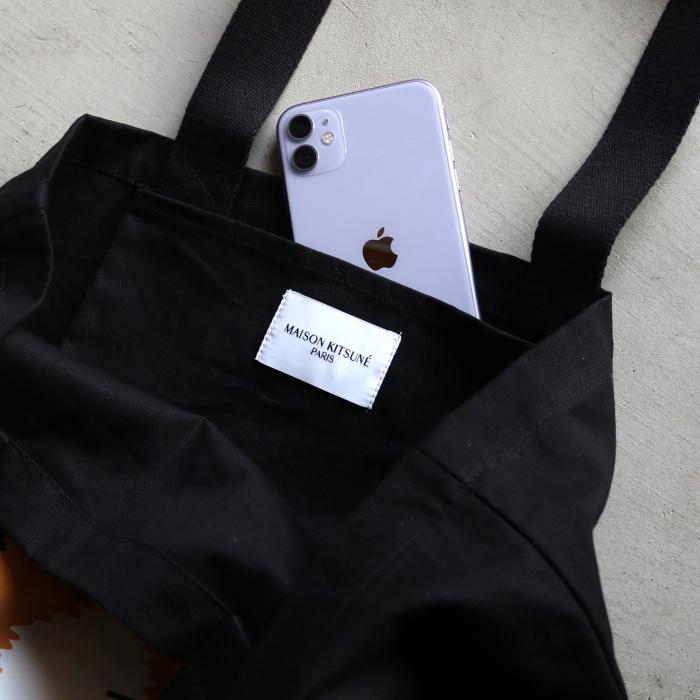 【メゾンキツネ】トートバッグ 未使用に近い メゾンキツネ - ボールド フォックス ヘッド ラージ トート