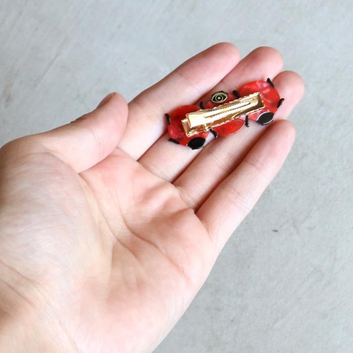 ククシュゼット 正規商品 アクセ ピン クリップ 虫 かわいい おしゃれ