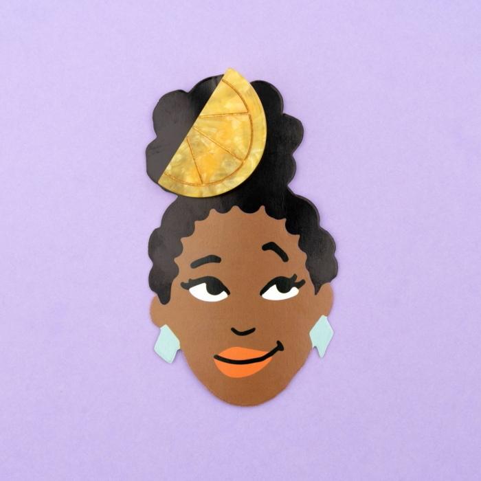 ククシュゼット 正規商品 ヘアアクセ クリップ ピン ヘアピン フルーツ