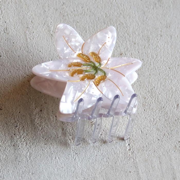 ククシュゼット 正規商品 ヘア アクセ クリップ かわいい 花 フランス