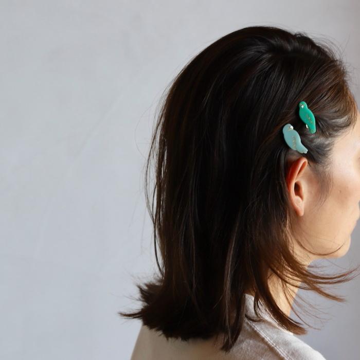 ククシュゼット 正規商品 ヘアピン 鳥 Coucou Suzette ラブバード ヘア