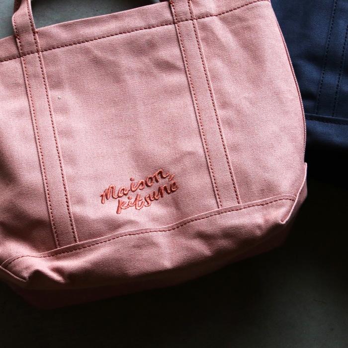 MAISON KITSUNE メゾンキツネ バッグ フォックス ヘッド トート MAISON KITSUNE メゾンキツネ バッグ フォックス ヘッド トート
