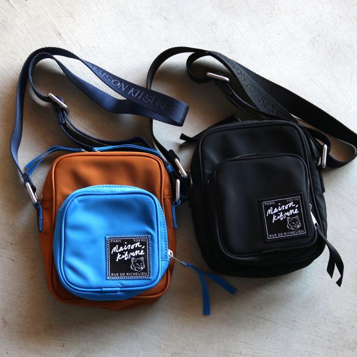メゾンキツネ バッグ MAISON KITSUNE ザ トラベラー クロスボディー  