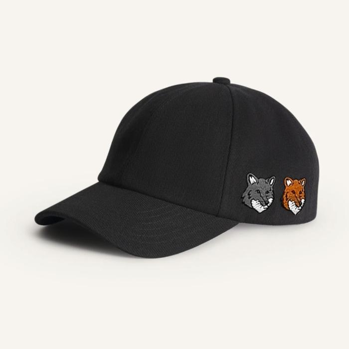 MAISON KITSUNE（メゾン キツネ） キャップ ダブル フォックスヘッド