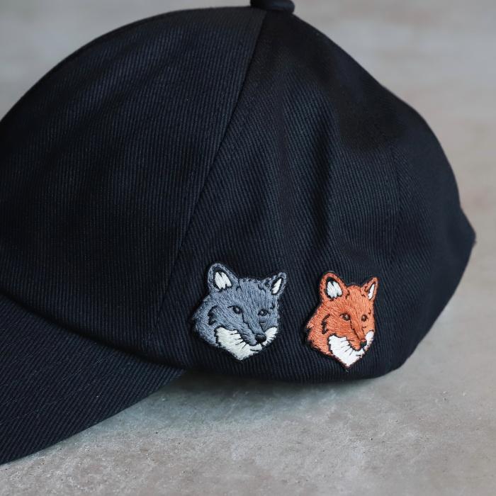 MAISON KITSUNE（メゾン キツネ） キャップ ダブル フォックスヘッド