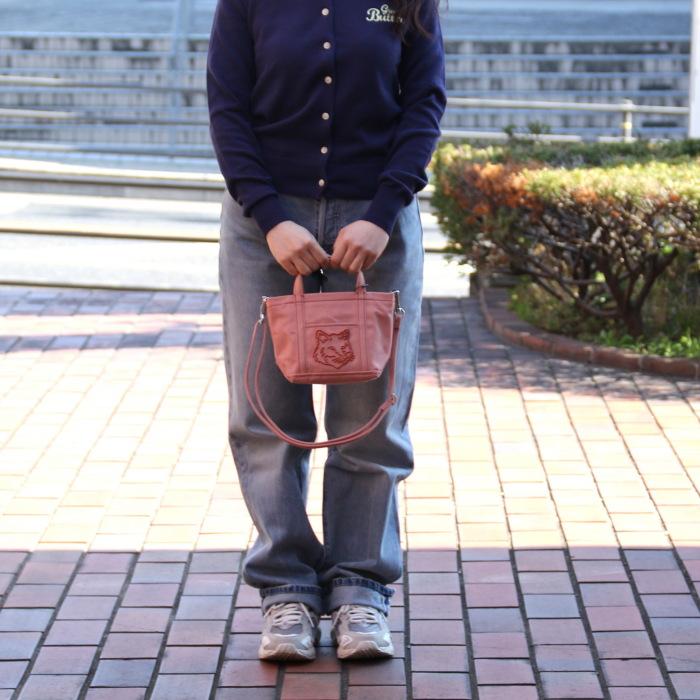 MAISON KITSUNE メゾンキツネ ミニ バッグ フォックス ヘッド MAISON KITSUNE メゾンキツネ ミニ バッグ フォックス ヘッド
