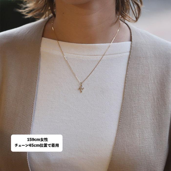 シンパシーオブソウル ネックレス SYMPATHY OF SOUL ホープクロスネックレス K18イエローゴールド ダイヤモンド Hope Cross Necklace  2021クリスマスモデル｜charger｜14