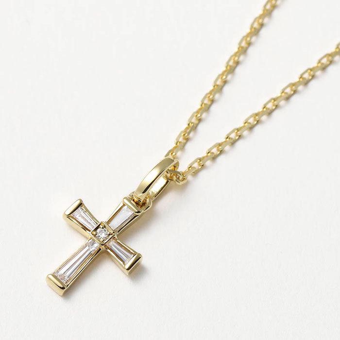 シンパシーオブソウル ネックレス SYMPATHY OF SOUL ホープクロスネックレス K18イエローゴールド ダイヤモンド Hope Cross Necklace  2021クリスマスモデル｜charger｜03