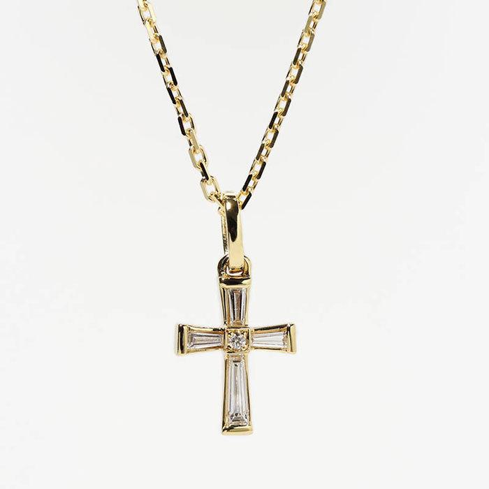 シンパシーオブソウル ネックレス SYMPATHY OF SOUL ホープクロスネックレス K18イエローゴールド ダイヤモンド Hope Cross Necklace  2021クリスマスモデル｜charger｜05