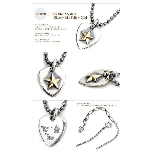 PUERTA DEL SOL,プエルタデルソル ネックレス, ピック ワンスター