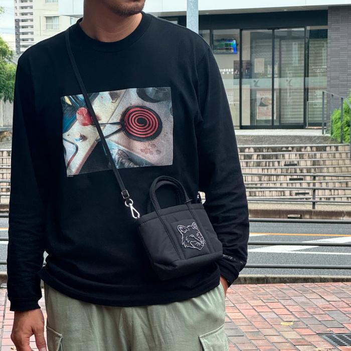 MAISON KITSUNE メゾンキツネ ミニ バッグ フォックス ヘッド MAISON KITSUNE メゾンキツネ ミニ バッグ フォックス ヘッド