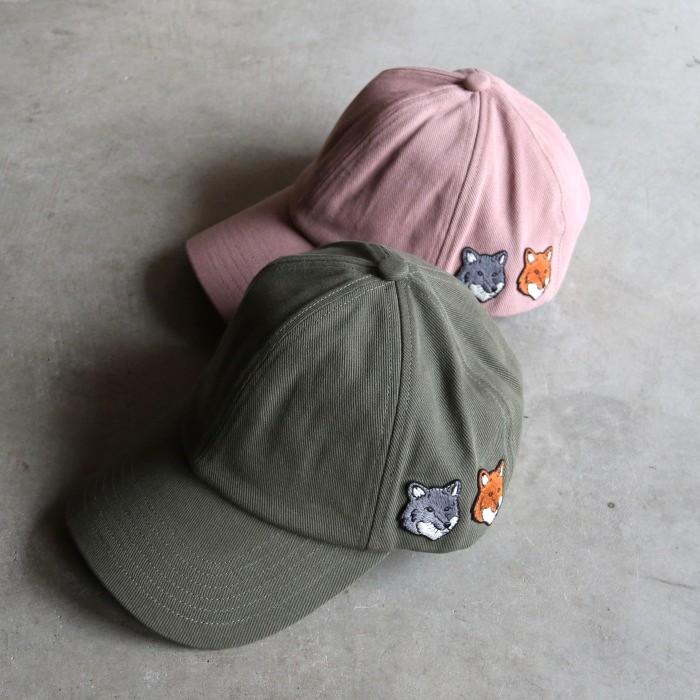 MAISON KITSUNE（メゾン キツネ） キャップ ダブル フォックスヘッド