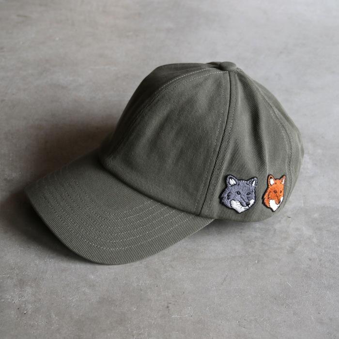 MAISON KITSUNE（メゾン キツネ） キャップ ダブル フォックスヘッド
