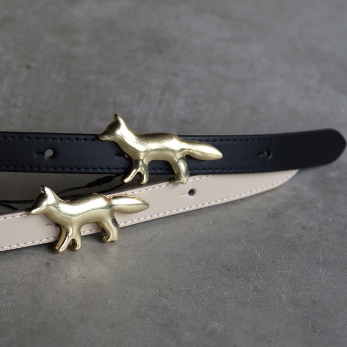MAISON KITSUNE（メゾン キツネ） ベルト プロファイル フォックス