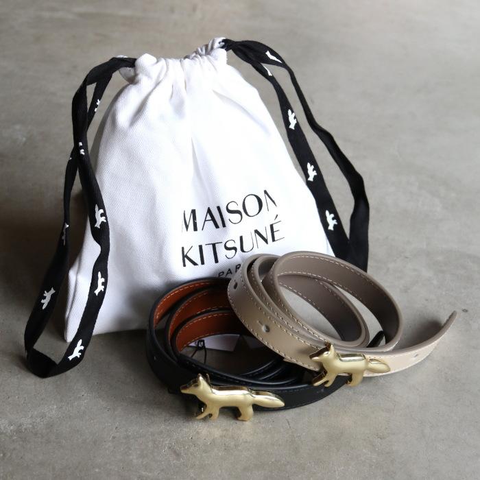 MAISON KITSUNE（メゾン キツネ） ベルト プロファイル フォックス