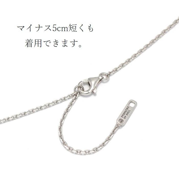 SYMPATHY OF SOUL シンパシーオブソウル ネックレス Horseshoe Large SV CZ × Chain 1.6mm ホースシュー ラージ シルバー ジルコニア  チェーン 45cm 50cm｜charger｜11