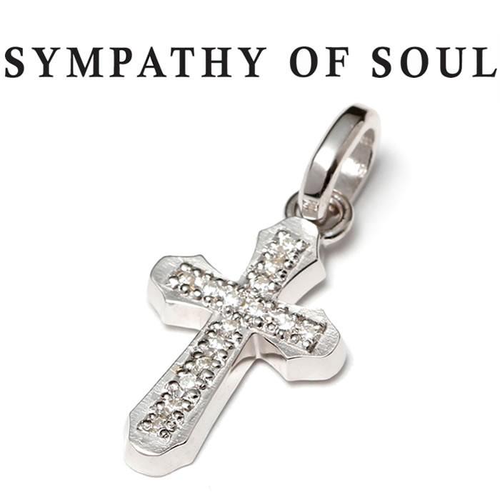 SYMPATHY OF SOUL シンパシーオブソウル Smooth Cross Pendant M 
