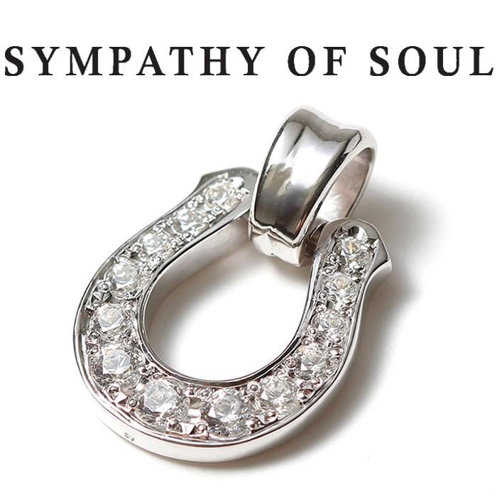 SYMPATHY OF SOUL シンパシーオブソウル Horseshoe XL Pendant Silver w/CZ ホースシューエクストララージペンダント シルバー ジルコニア｜charger