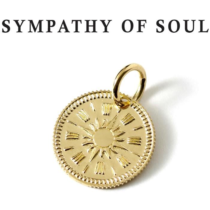 シンパシーオブソウル ネックレス ゴールド SYMPATHY OF SOUL Hope Sun Coin Charm K18 Yellow