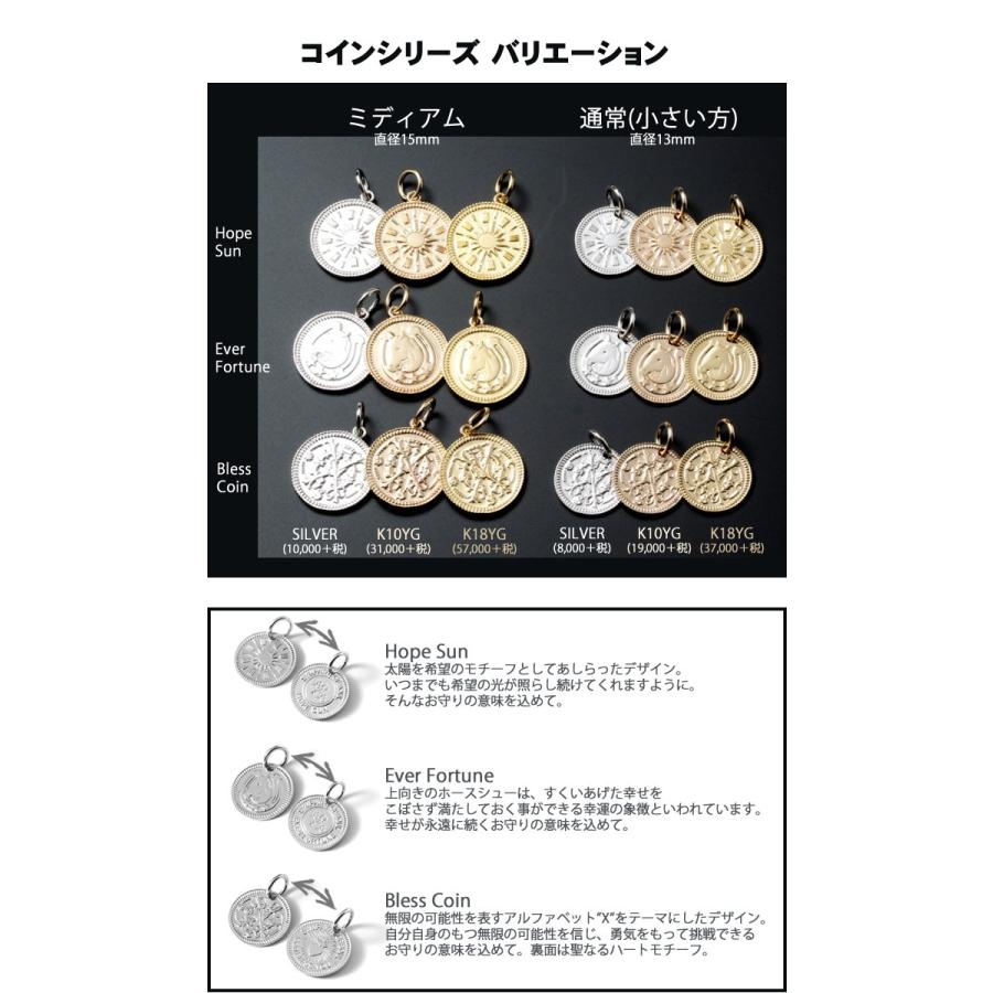 シンパシーオブソウル ネックレス ゴールド SYMPATHY OF SOUL Bless Coin Charm K10 Yellow Gold ブレス コイン チャーム K10 イエローゴールド｜charger｜06