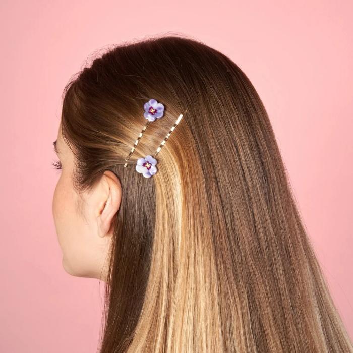 ククシュゼット 正規商品 ヘア アクセ ピン かわいい 花 フランス