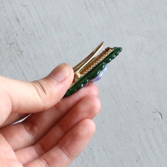 ククシュゼット 正規商品 ヘアアクセ クリップ ピン ヘアピン 花