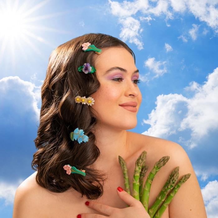 パンジーとネコ(=^_^=)パッチンピン☆ パンジーとネコ(=^_^=)パッチン