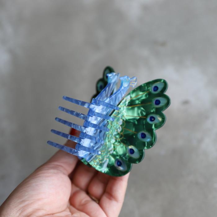 ククシュゼット 正規商品 ヘア アクセ クリップ おしゃれ 鳥 フランス