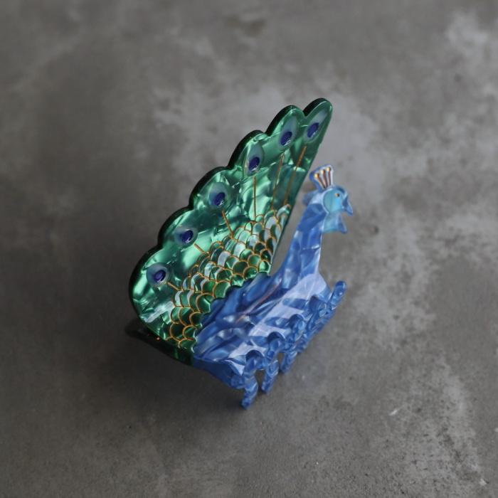ククシュゼット 正規商品 ヘア アクセ クリップ おしゃれ 鳥 フランス
