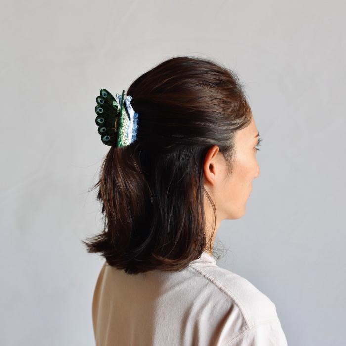 ククシュゼット 正規商品 ヘア アクセ クリップ おしゃれ 鳥 フランス