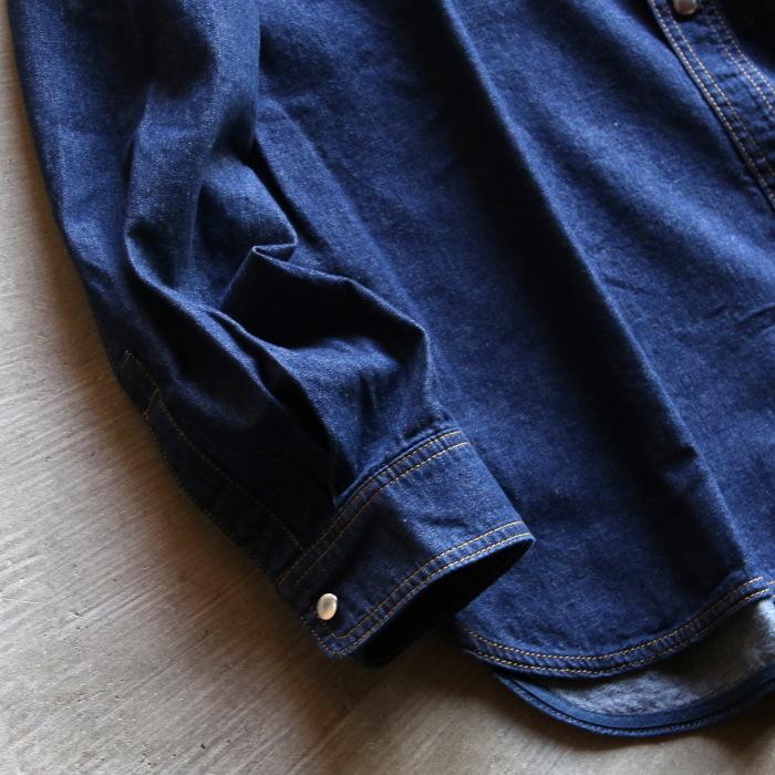 MAISON KITSUNE（メゾン キツネ） シャツ オーバーサイズ デニム